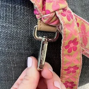 Fendi Bags Fendi Calfskin Ribbon Lace Up Floral Strap You Pink